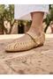 K881 Women's Knitted Helmeted Ballerinas with Buckle - 2