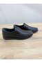 Men's Summer Shoes Genuine Inner and Outer Leather Light Sole Laceless and Orthopedic Black Color Flat Sole - 4