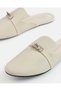 Women Ivory Buckle Trim Moccasins - 4