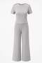 بدلة مزدوجة بتفاصيل زر ذهبي - 6