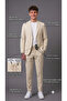 Modern Men's Suit – Men's Suit with Premium Texture, Lace-Up and Elastic Waist - 3