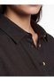 Lcw Vision Brown Lace-Up Waist Linen Blend Women's Shirt - 3