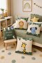 Cream Safari Patterned 4-Piece Kids and Baby Pillowcase Set - 2