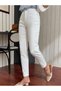 High Waist Mom Boyfriend Women's Jeans L Comfortable Fit L Denim L White - 6