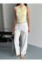 Stone Detailed Wide Leg Trousers - 4