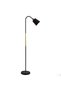 Adjustable Floor Lamp,Gooseneck Floor Lamp Industrial Adjustable Height Bendable Small Floor Corner Lamp with 12W Blub,3 Color Temperature(Black) - 3