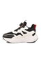 Black and White Lace-Up Boys' Sports Shoes - 4