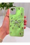 iPhone 11 Case with Marbling Effect, 3D Bow and Floral Pattern, Raised Camera Cover - 4