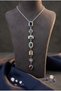 Premium 7 Element Colorful Stone Steel Necklace, Anti-Allergic Stainless Steel, Elegant Design, Gift in Special Box for Wife, Lover, Friend, Mother - 4