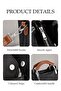 Ladies' Shoulder Bag，Ladies' Crossbody Bag，Large Capacity Handbag，Soft Leather，Simple and Versatile，Suitable for Commuting，Black - 3