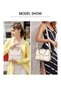 Women PU Multi-Pocket Fine-Stitch Shoulder Bag Crossbody Tote Satchel Handbag - 2