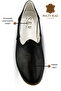 Genuine Leather Men's Shoes - Soft Sole Genuine Leather Shoes Black - 5