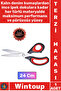 # Scissors Laser Cut Stainless Steel Mouth Ergonomic Plastic Handle Stylish Professional Tailor Scissors 24 cm