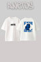 Billie Eilish_75 Design Printed Unisex Oversize White Tshirt