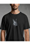 Chaos Rabbit Regular Unisex Black T-Shirt - 3