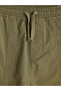 Xside Khaki Relax Fit Gabardine Men's Shorts - 6