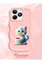 Realme C51 Compatible Case Camera Protector Pink Silicone Couple Phone Case Cat Pattern - 2