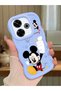 Redmi 13 4g Compatible Case Camera Protector Blue Silicone Couple Phone Case Cute Pattern