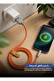 كابل شحن سريع USB Type C بقوة 120 واط و6 أمبير، طول 2 متر، كابل نقل بيانات سيليكون من USB A إلى USB C، متوافق مع آيفون 15 وماك بوك برو وإير وآيباد برو وإير ميني وسامسونج جالاكسي S23 ألترا وبيكسل - 3
