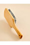 Beige Wooden Hair Brush