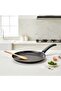 Nry Shop Desert 25 cm Crepe Pan - Black with Gold Izmir Pattern, Fireproof Non-Stick Pan for Pancakes and Cakes - 2