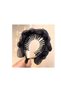 1Pc Women's Minimalist Bun Hairpin, with Mesh Ribbon and Rhinestone Stone, Stylish Hair Accessory, Daily and Special Occasions - 2