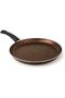 Gme Shop Domino 25 cm Crepe and Pancake Pan - Fireproof Non-Stick Chocolate Brown & Gold Granite Effect - 3