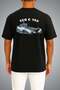Oversize Tcg Ç-153 between the Waves Themed Pocket and Back Printed Unisex T-Shirt - 7
