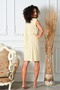 Patterned Combed Cotton Casual Dress Regular Cut - Home, Beach, Nightgown - 2