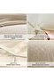 Geometric Duvet Set, Queen Size 200x230 cm - 4-Pcs Bed Set, Brushed Microfiber Fabric - 6