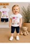 Cute Cat Printed Tights Two-Piece Summer Baby Girl Set - 2