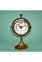 Brass Maritime Emboss Table Watch With Antique Finish(H:7"W:3.5"Weight:950Gram) - 5