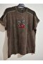 Summer Washed, Stone-Washed 95% Cotton Anti-Sweat, Fabric, Stylish Blouse - 6