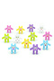 Set constructie creativa Emoki Pretty, Meli, 12 piese, Plastic, Multicolor - 2