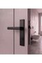 Lusso Black Mirrored Door Handle Luxury Wc Door Handle - 2