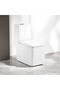 1-Piece Bathroom Stool with Square Design