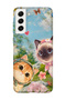 Samsung Galaxy S22 Plus Compatible Printed Transparent Phone Case |   Collection: Kawaii Cat
