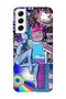 Samsung Galaxy S22 Compatible Printed Transparent Phone Case |   Collection: Neondream District