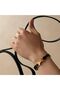 Stainless Steel Gold Color Detailed Hrms Model Bracelet, Hrms Model Steel Clasp, Gold Detailed Hrms Model Clasp Bracelet - 4