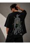 One Piece Zoro Printed Oversize Unisex T-Shirt – Minimal Front Print Anime Themed Short Sleeve Streetwear T-Shirt - 3