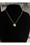 Zircon Stone Letter m Necklace - 3