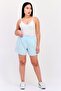 Women Sportswear Fit Training Shorts, Turquoise - 2