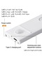 مصباح LED بحساس حركة من الألومنيوم قابل لإعادة الشحن عبر USB-C مع إضاءة مغناطيسية قابلة للتعتيم بثلاثة ألوان للخزانة - 3