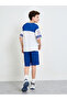 Boys Graphic V Neck Jersey T-Shirt and Shorts Set - 4