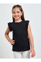 Pack of 2 - Round Neck Frill Sleeve T-Shirt - 5