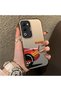 Oppo A5 4G/5G Compatible Hard Acrylic Back Silicone Edge Lens Protection Case - 2