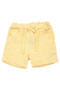 Baby Boy Yellow and White Bear Printed Hooded Shorts Muslin 2-Piece Set - 5