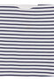 Lcw Vision Navy Blue Striped Oversize 100% Cotton Women's T-Shirt - 6