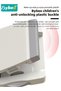 4-Piece Baby Safety Locks And Baby Safety Door Stopper, Sliding Window Safety Locks, Child Window Restrictor, Child Proof Door Guard, Children Security Locks for Sliding Windows, Door, Cabinets, Ideal - 4