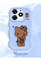 Tecno Spark 10 Pro Compatible Case Camera Protector Blue Silicone Couple Phone Case Kitty Pattern - 2